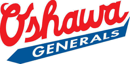 Oshawa Generals 1984 85-2005 06 Primary Logo vinyl decal